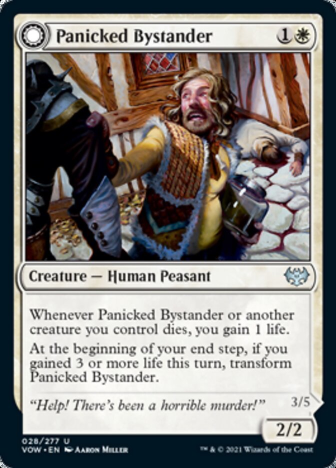 Panicked Bystander // Cackling Culprit [Innistrad: Crimson Vow] | Dragon's Lair Comics and Fantasy Houston TX