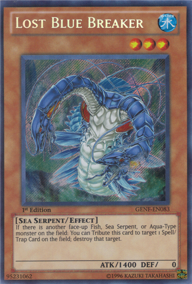 Lost Blue Breaker [GENF-EN083] Secret Rare | Dragon's Lair Comics and Fantasy Houston TX