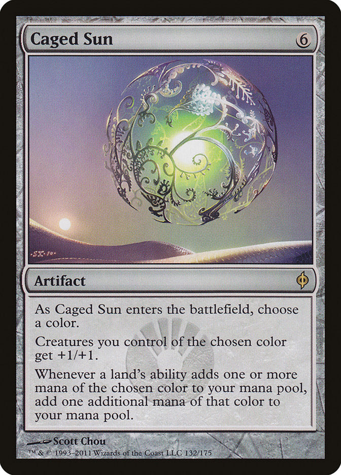 Caged Sun [New Phyrexia] | Dragon's Lair Comics and Fantasy Houston TX