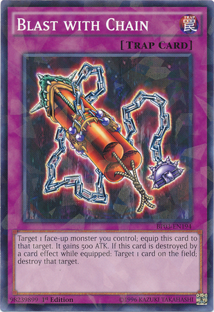Blast with Chain [BP03-EN194] Shatterfoil Rare | Dragon's Lair Comics and Fantasy Houston TX