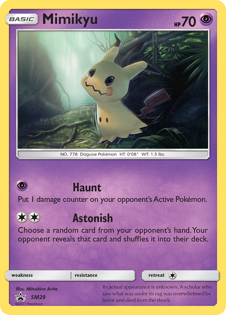 Mimikyu (SM29) [Sun & Moon: Black Star Promos] | Dragon's Lair Comics and Fantasy Houston TX