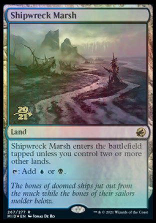 Shipwreck Marsh [Innistrad: Midnight Hunt Prerelease Promos] | Dragon's Lair Comics and Fantasy Houston TX