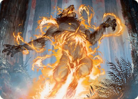 Burn the Accursed Art Card [Innistrad: Midnight Hunt Art Series] | Dragon's Lair Comics and Fantasy Houston TX