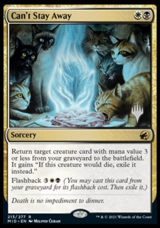 Can't Stay Away (Promo Pack) [Innistrad: Midnight Hunt Promos] | Dragon's Lair Comics and Fantasy Houston TX