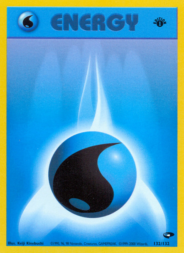Water Energy (132/132) [Gym Challenge 1st Edition] | Dragon's Lair Comics and Fantasy Houston TX