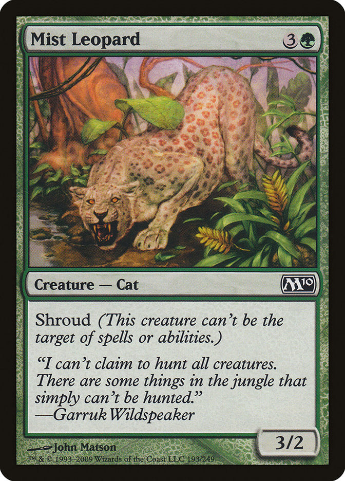 Mist Leopard [Magic 2010] | Dragon's Lair Comics and Fantasy Houston TX