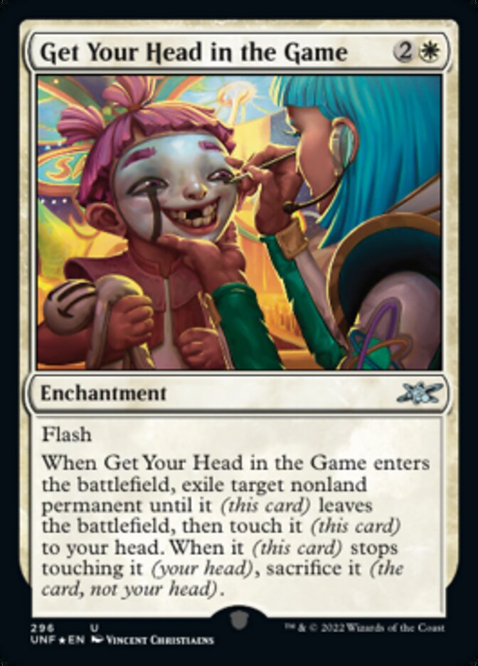 Get Your Head in the Game (Galaxy Foil) [Unfinity] | Dragon's Lair Comics and Fantasy Houston TX