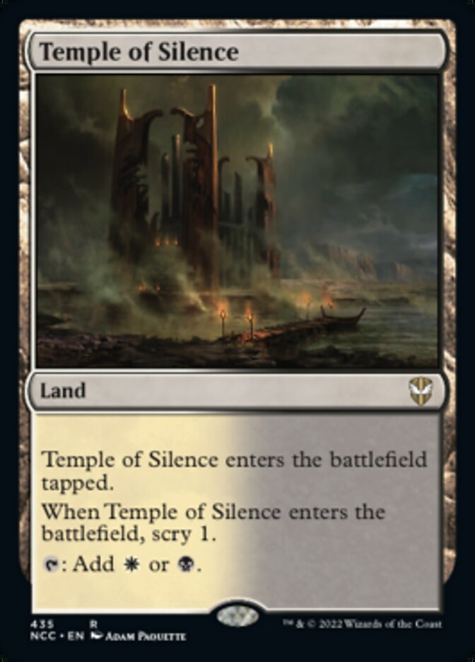 Temple of Silence [Streets of New Capenna Commander] | Dragon's Lair Comics and Fantasy Houston TX