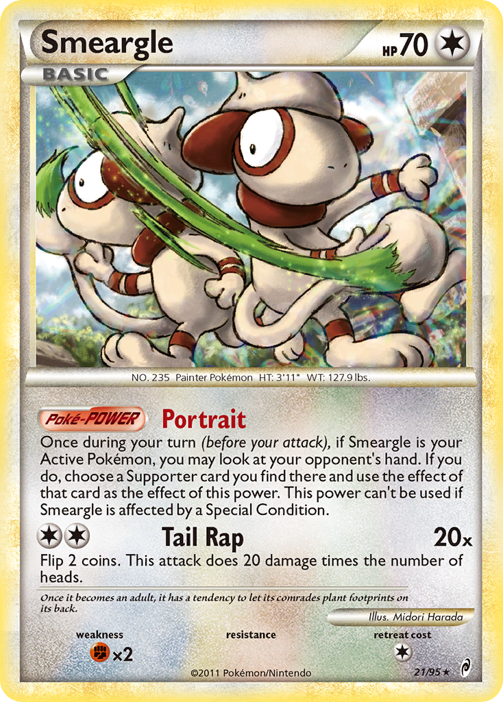 Smeargle (21/95) [HeartGold & SoulSilver: Call of Legends] | Dragon's Lair Comics and Fantasy Houston TX