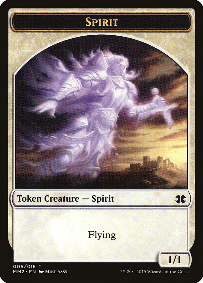 Spirit Token [Modern Masters 2015 Tokens] | Dragon's Lair Comics and Fantasy Houston TX