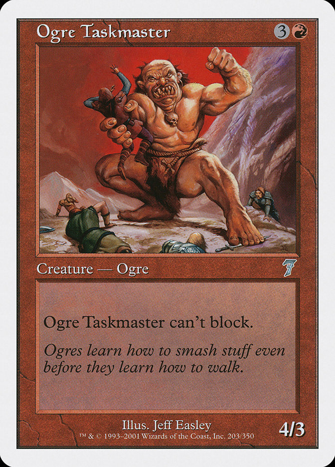 Ogre Taskmaster [Seventh Edition] | Dragon's Lair Comics and Fantasy Houston TX