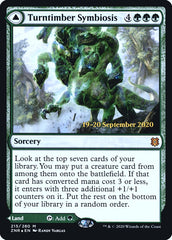 Turntimber Symbiosis // Turntimber, Serpentine Wood [Zendikar Rising Prerelease Promos] | Dragon's Lair Comics and Fantasy Houston TX