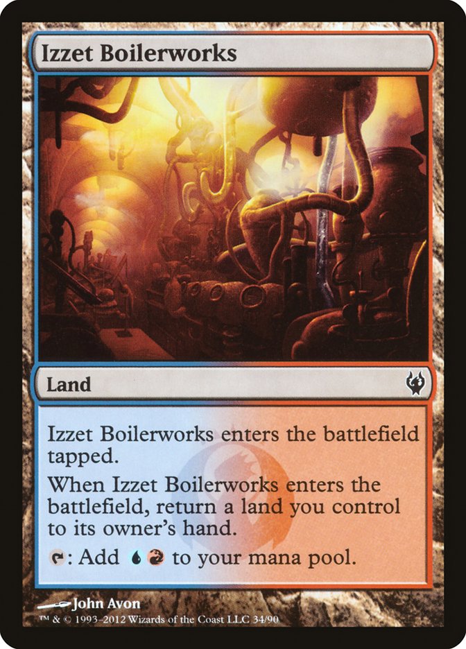 Izzet Boilerworks [Duel Decks: Izzet vs. Golgari] | Dragon's Lair Comics and Fantasy Houston TX