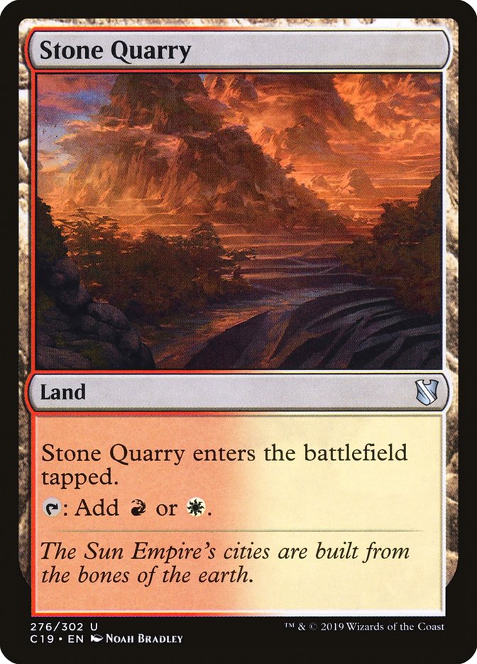 Stone Quarry [Commander 2019] | Dragon's Lair Comics and Fantasy Houston TX