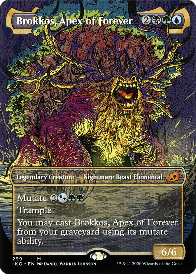 Brokkos, Apex of Forever (Showcase) [Ikoria: Lair of Behemoths] | Dragon's Lair Comics and Fantasy Houston TX