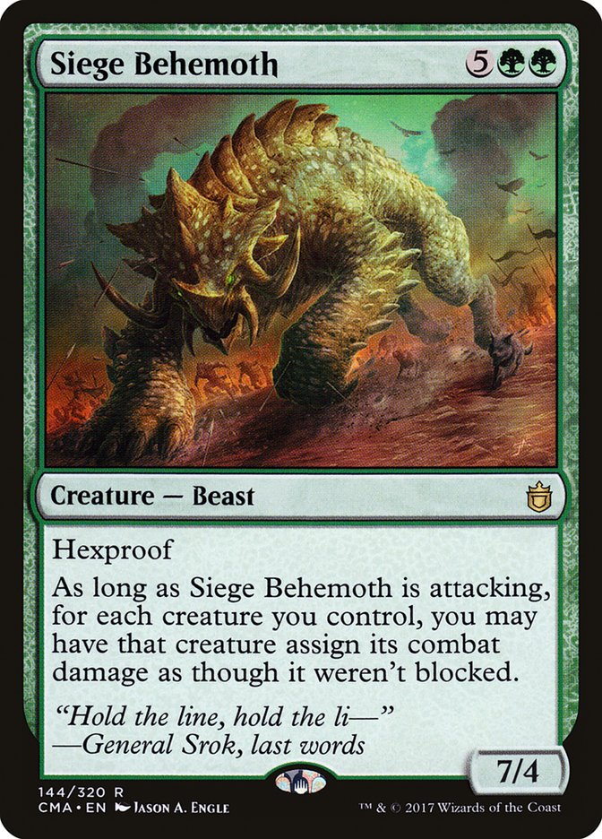 Siege Behemoth [Commander Anthology] | Dragon's Lair Comics and Fantasy Houston TX