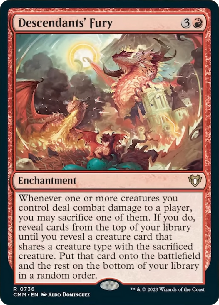 Descendants' Fury [Commander Masters] | Dragon's Lair Comics and Fantasy Houston TX