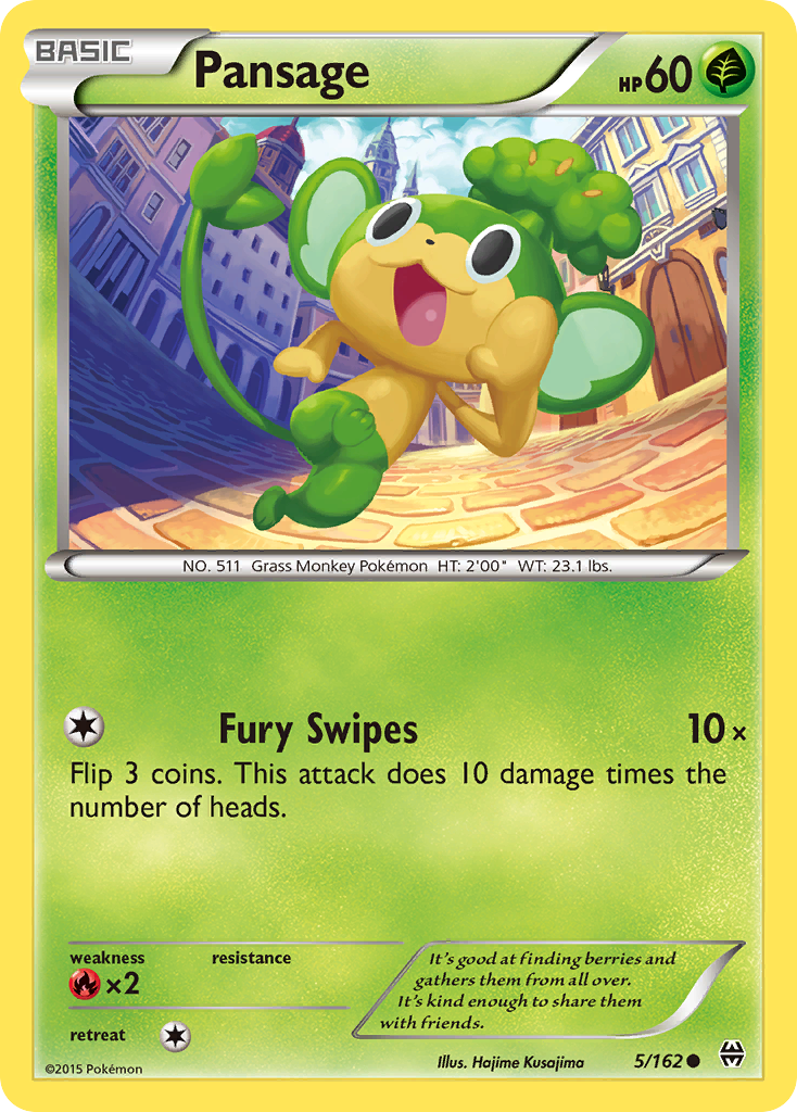 Pansage (5/162) [XY: BREAKthrough] | Dragon's Lair Comics and Fantasy Houston TX
