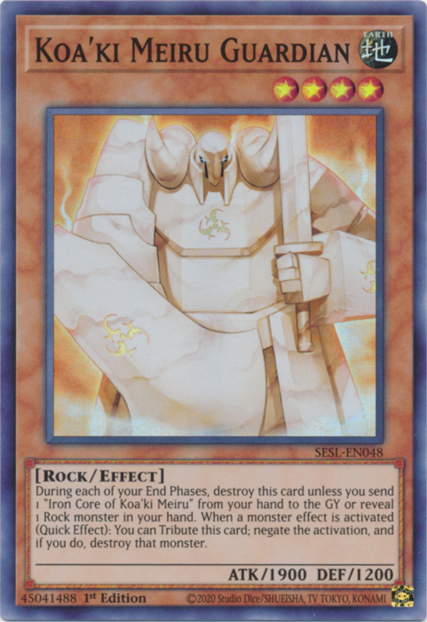 Koa'ki Meiru Guardian [SESL-EN048] Super Rare | Dragon's Lair Comics and Fantasy Houston TX