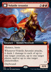 Volatile Arsonist // Dire-Strain Anarchist (Extended Art) [Innistrad: Crimson Vow] | Dragon's Lair Comics and Fantasy Houston TX