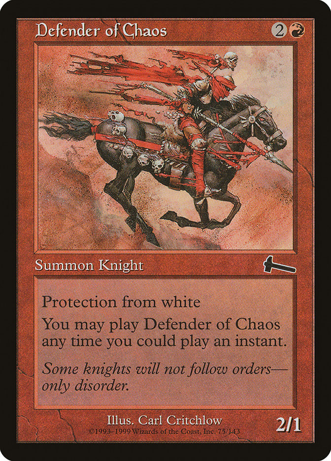 Defender of Chaos [Urza's Legacy] | Dragon's Lair Comics and Fantasy Houston TX