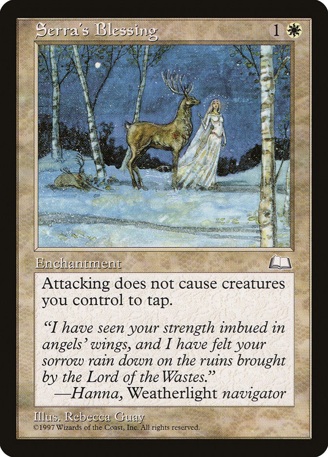 Serra's Blessing [Weatherlight] | Dragon's Lair Comics and Fantasy Houston TX