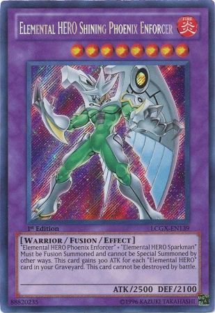 Elemental HERO Shining Phoenix Enforcer [LCGX-EN139] Secret Rare | Dragon's Lair Comics and Fantasy Houston TX