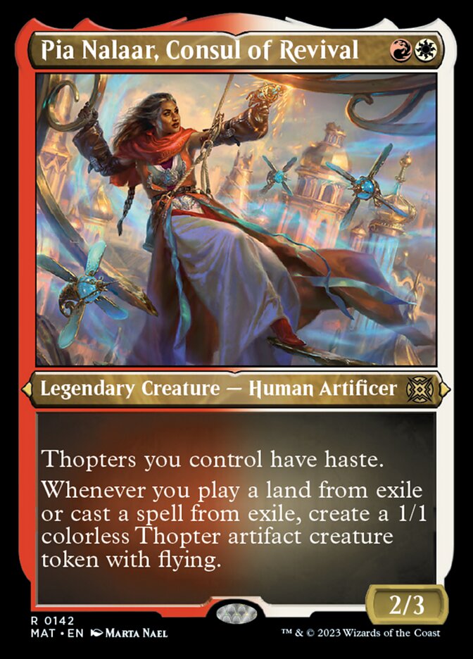 Pia Nalaar, Consul of Revival (Foil Etched) [March of the Machine: The Aftermath] | Dragon's Lair Comics and Fantasy Houston TX