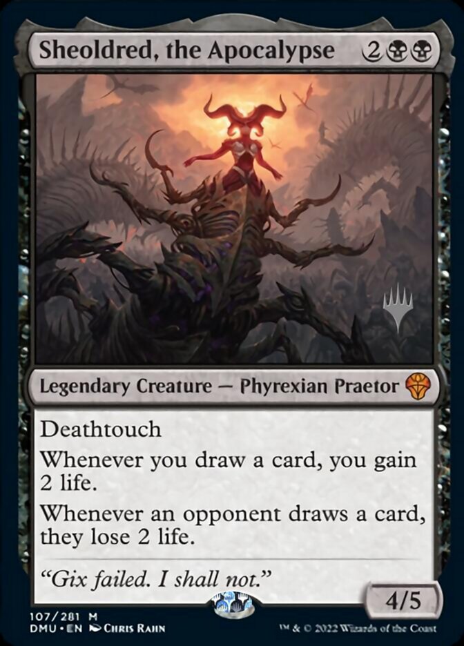 Sheoldred, the Apocalypse (Promo Pack) [Dominaria United Promos] | Dragon's Lair Comics and Fantasy Houston TX