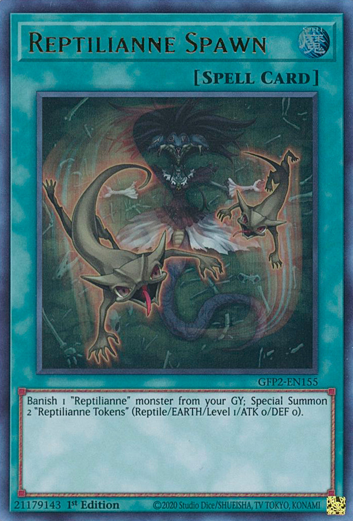 Reptilianne Spawn [GFP2-EN155] Ultra Rare | Dragon's Lair Comics and Fantasy Houston TX