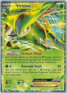 Virizion EX (9/101) (Emerald King - Andrew Estrada) [World Championships 2014] | Dragon's Lair Comics and Fantasy Houston TX