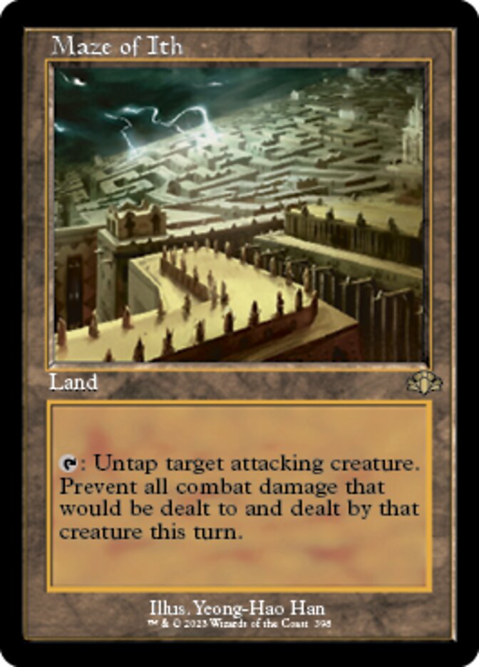 Maze of Ith (Retro) [Dominaria Remastered] | Dragon's Lair Comics and Fantasy Houston TX