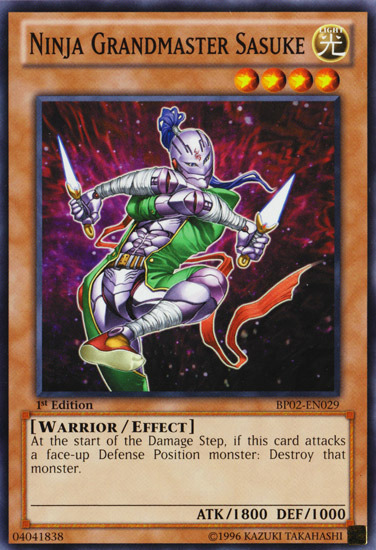 Ninja Grandmaster Sasuke [BP02-EN029] Mosaic Rare | Dragon's Lair Comics and Fantasy Houston TX
