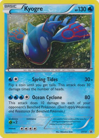 Kyogre (XY51) (Jumbo Card) [XY: Black Star Promos] | Dragon's Lair Comics and Fantasy Houston TX
