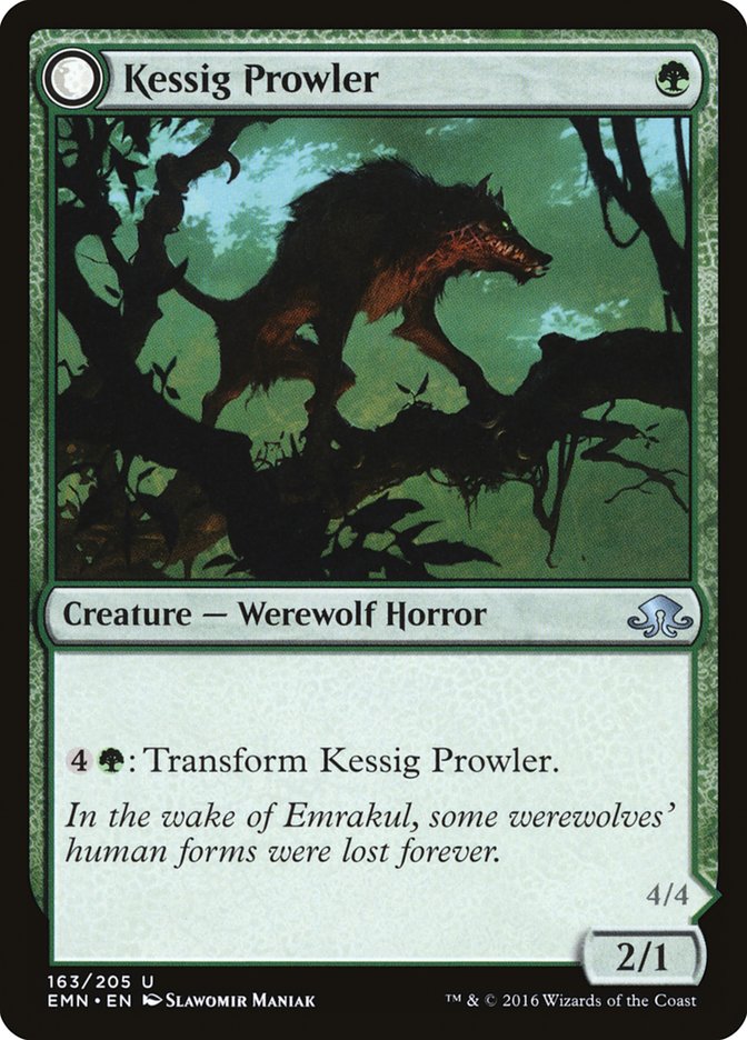 Kessig Prowler // Sinuous Predator [Eldritch Moon] | Dragon's Lair Comics and Fantasy Houston TX