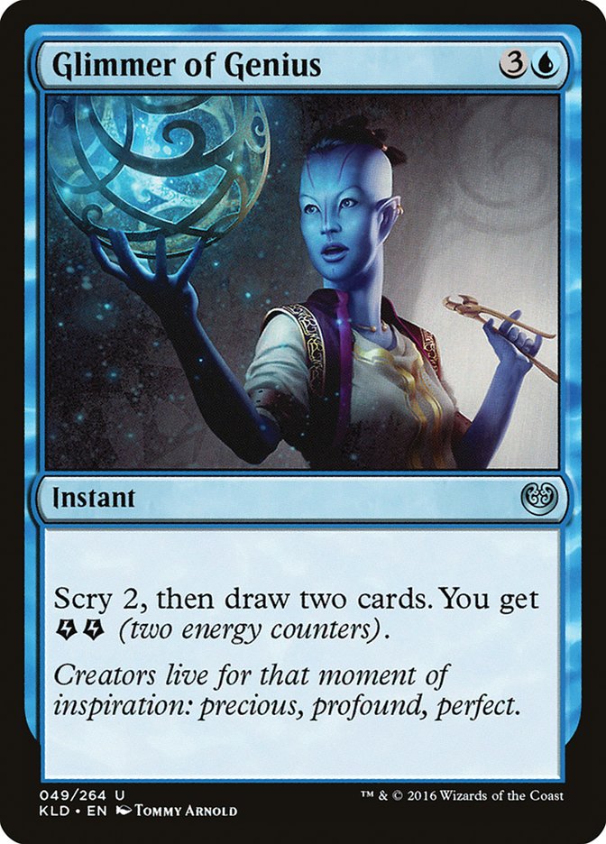 Glimmer of Genius [Kaladesh] | Dragon's Lair Comics and Fantasy Houston TX