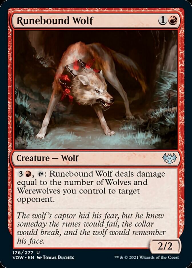 Runebound Wolf [Innistrad: Crimson Vow] | Dragon's Lair Comics and Fantasy Houston TX
