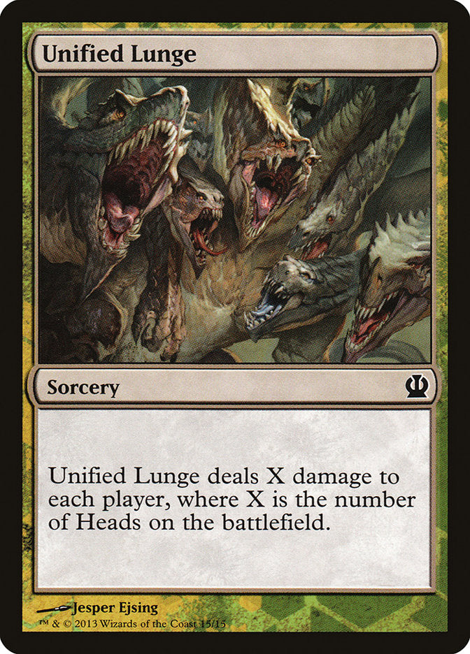 Unified Lunge [Theros Face the Hydra] | Dragon's Lair Comics and Fantasy Houston TX