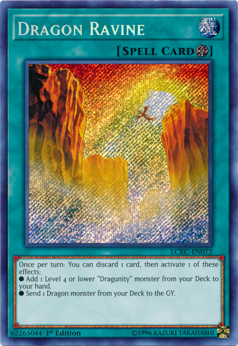 Dragon Ravine [LCKC-EN072] Secret Rare | Dragon's Lair Comics and Fantasy Houston TX