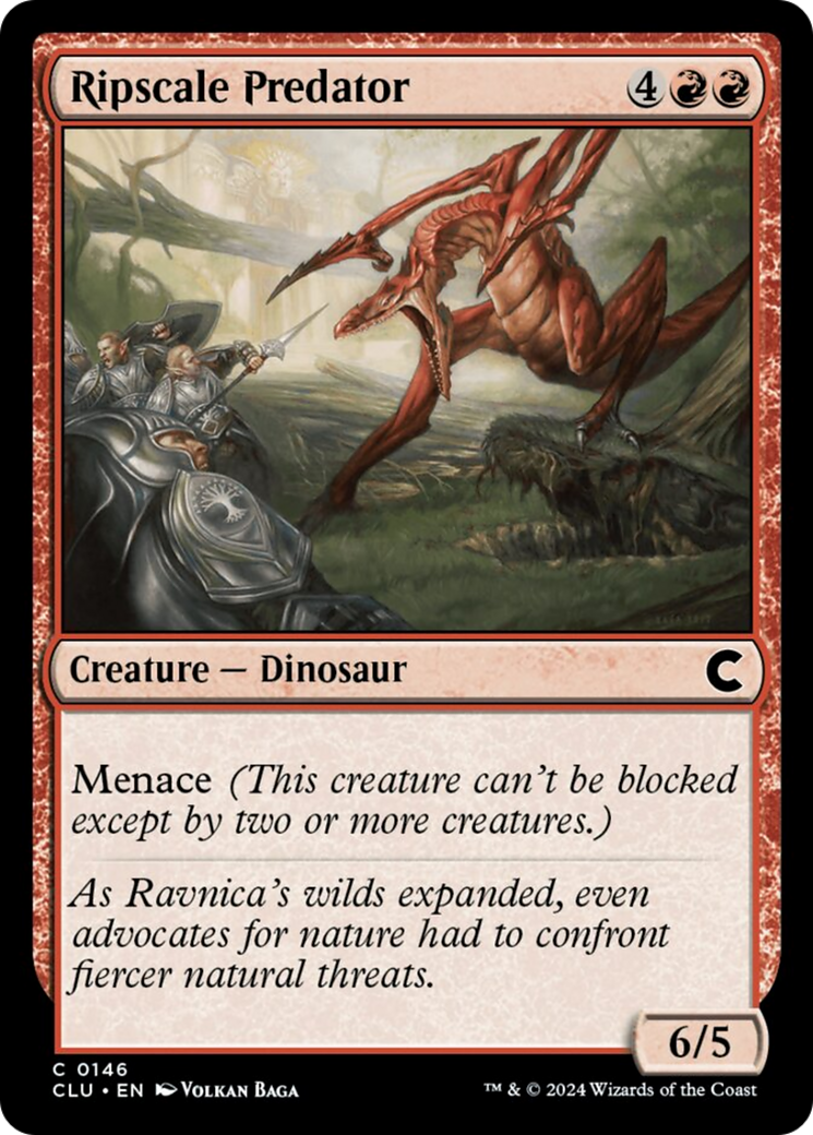 Ripscale Predator [Ravnica: Clue Edition] | Dragon's Lair Comics and Fantasy Houston TX