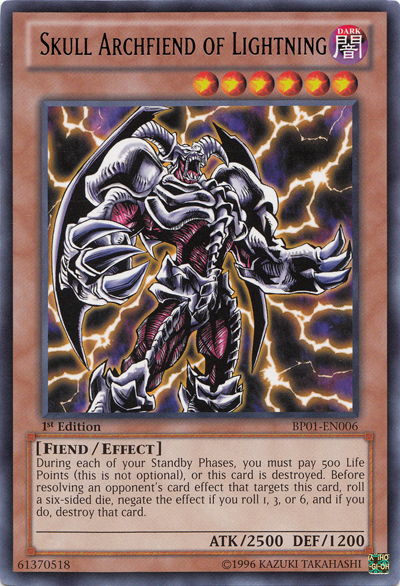 Skull Archfiend of Lightning [BP01-EN006] Rare | Dragon's Lair Comics and Fantasy Houston TX