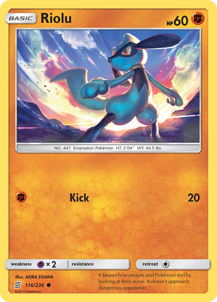 Riolu (116/236) [Sun & Moon: Unified Minds] | Odin's Place