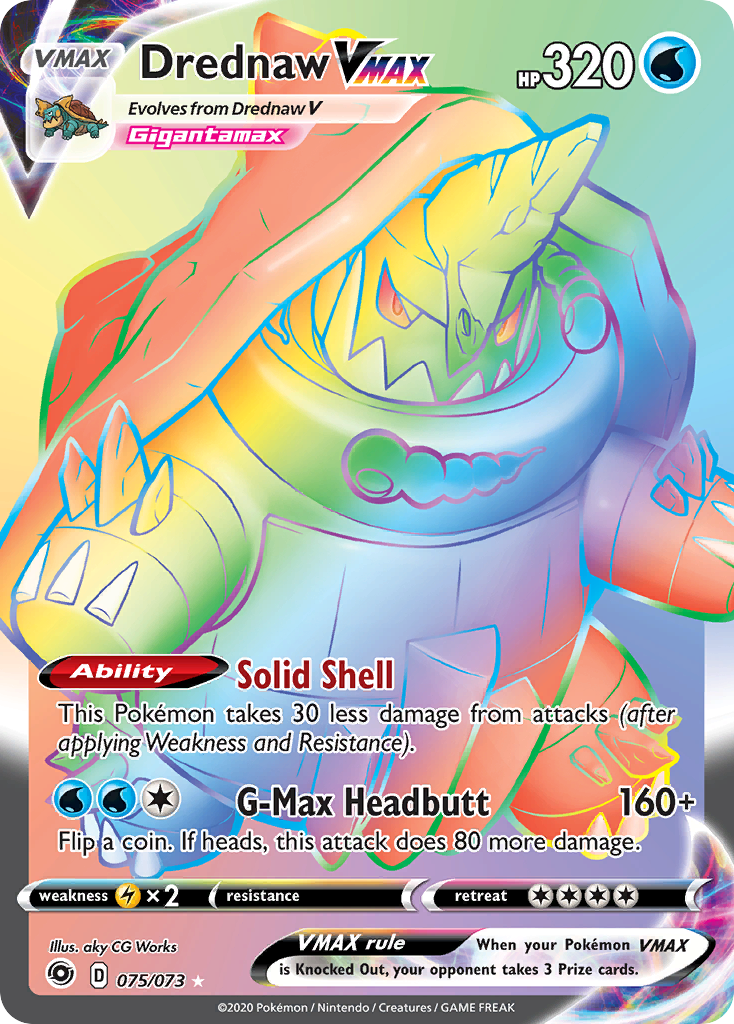 Drednaw VMAX (075/073) [Sword & Shield: Champion's Path] | Dragon's Lair Comics and Fantasy Houston TX