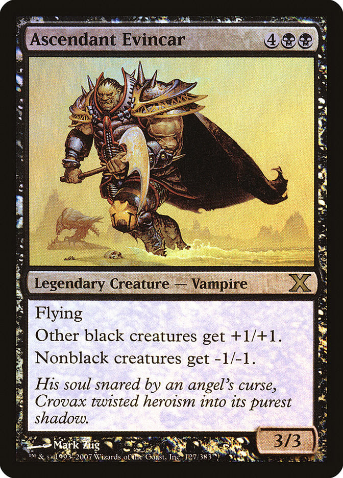 Ascendant Evincar (Premium Foil) [Tenth Edition] | Dragon's Lair Comics and Fantasy Houston TX