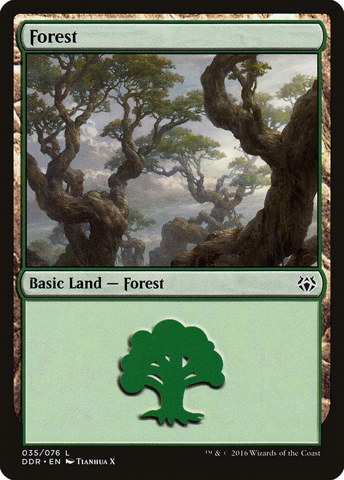 Forest (35) [Duel Decks: Nissa vs. Ob Nixilis] | Dragon's Lair Comics and Fantasy Houston TX