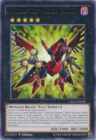 Raidraptor - Blaze Falcon [CROS-EN048] Rare | Dragon's Lair Comics and Fantasy Houston TX