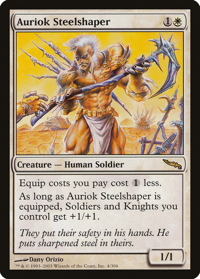 Auriok Steelshaper [Mirrodin] | Dragon's Lair Comics and Fantasy Houston TX
