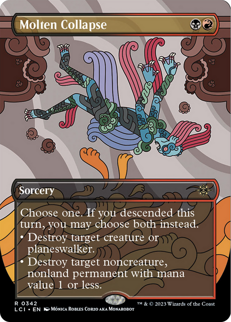 Molten Collapse (Borderless) [The Lost Caverns of Ixalan] | Dragon's Lair Comics and Fantasy Houston TX