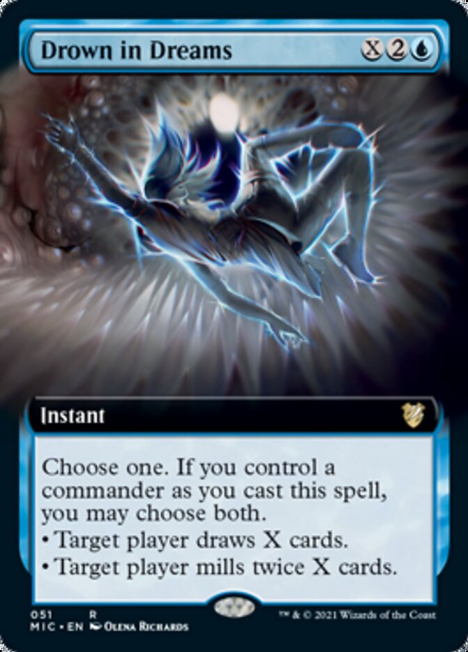 Drown in Dreams (Extended Art) [Innistrad: Midnight Hunt Commander] | Dragon's Lair Comics and Fantasy Houston TX