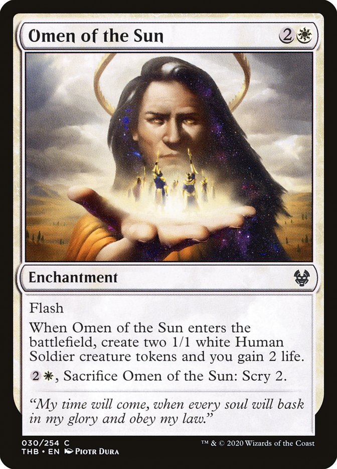 Omen of the Sun [Theros Beyond Death] | Dragon's Lair Comics and Fantasy Houston TX